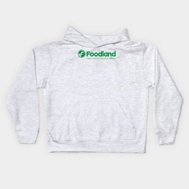 Foodland - Food, Family, Friends,  & Aloha Kids Hoodie by DankSpaghetti